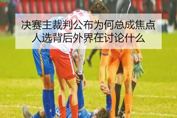 决赛主裁判公布为何总成焦点 人选背后外界在讨论什么